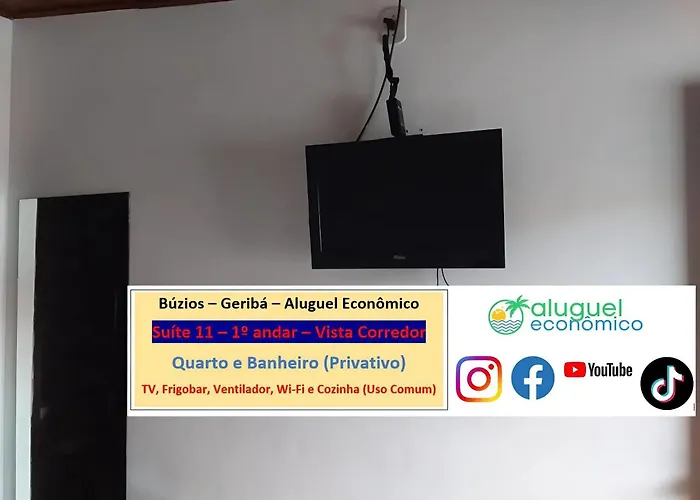 Búzios – Geribá – Suítes - Aluguel Econômico